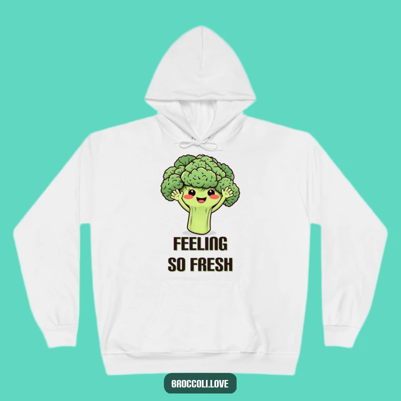 Cozy Broccoli's Happy Hoodie: Stay Warm with Veggie Joy